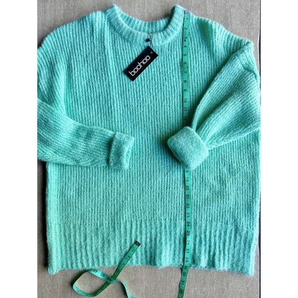 CLOSET CLOSING BooHoo Oversized Rib Knit Boyfriend Jumper NWT - Picture 2 of 6